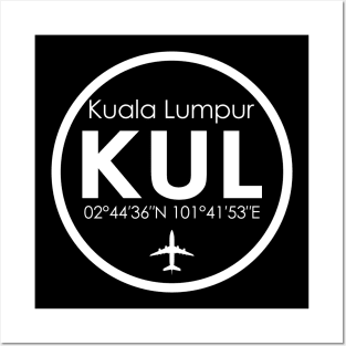 KUL, Kuala Lumpur International Airport Posters and Art